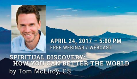 Healing 101 Lecture Series - "Spiritual discovery: How you can better the world" by Tom McElroy @ Online Webinar